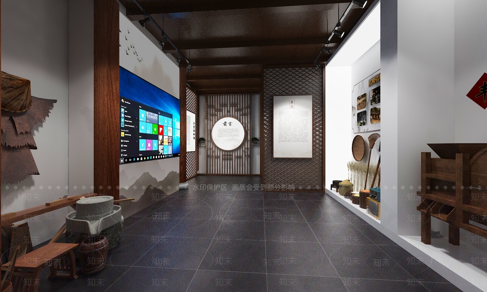 中式民俗馆3D模型下载【ID:1126890496】_知末3d模型网