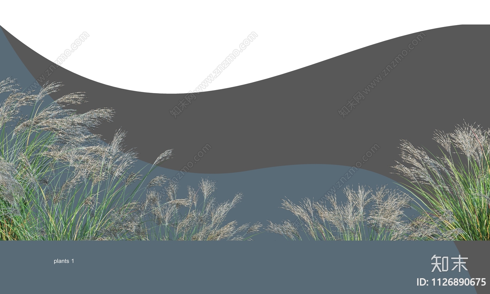草丛草地观赏带植物组合PSD免抠贴图下载【ID:1126890675】_【知末网贴图库】