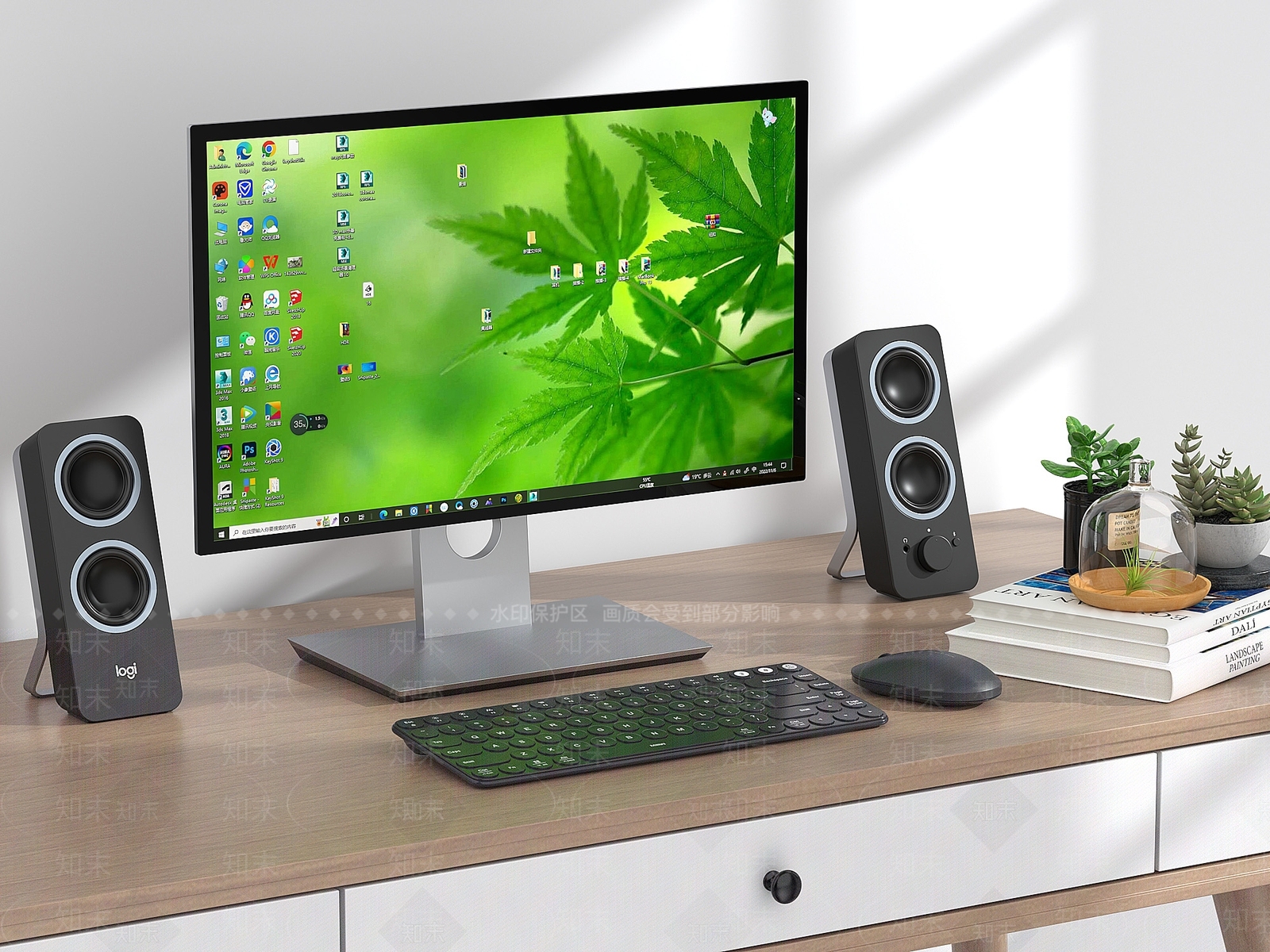 电脑显示器SU模型下载【ID:1126897999】