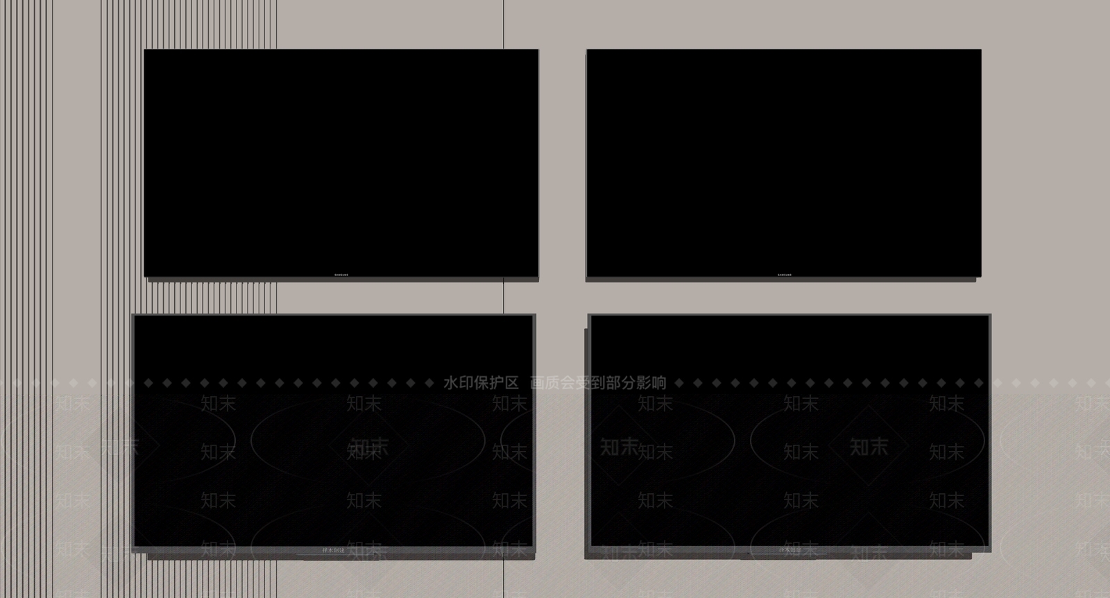 电视机SU模型下载【ID:1126898773】