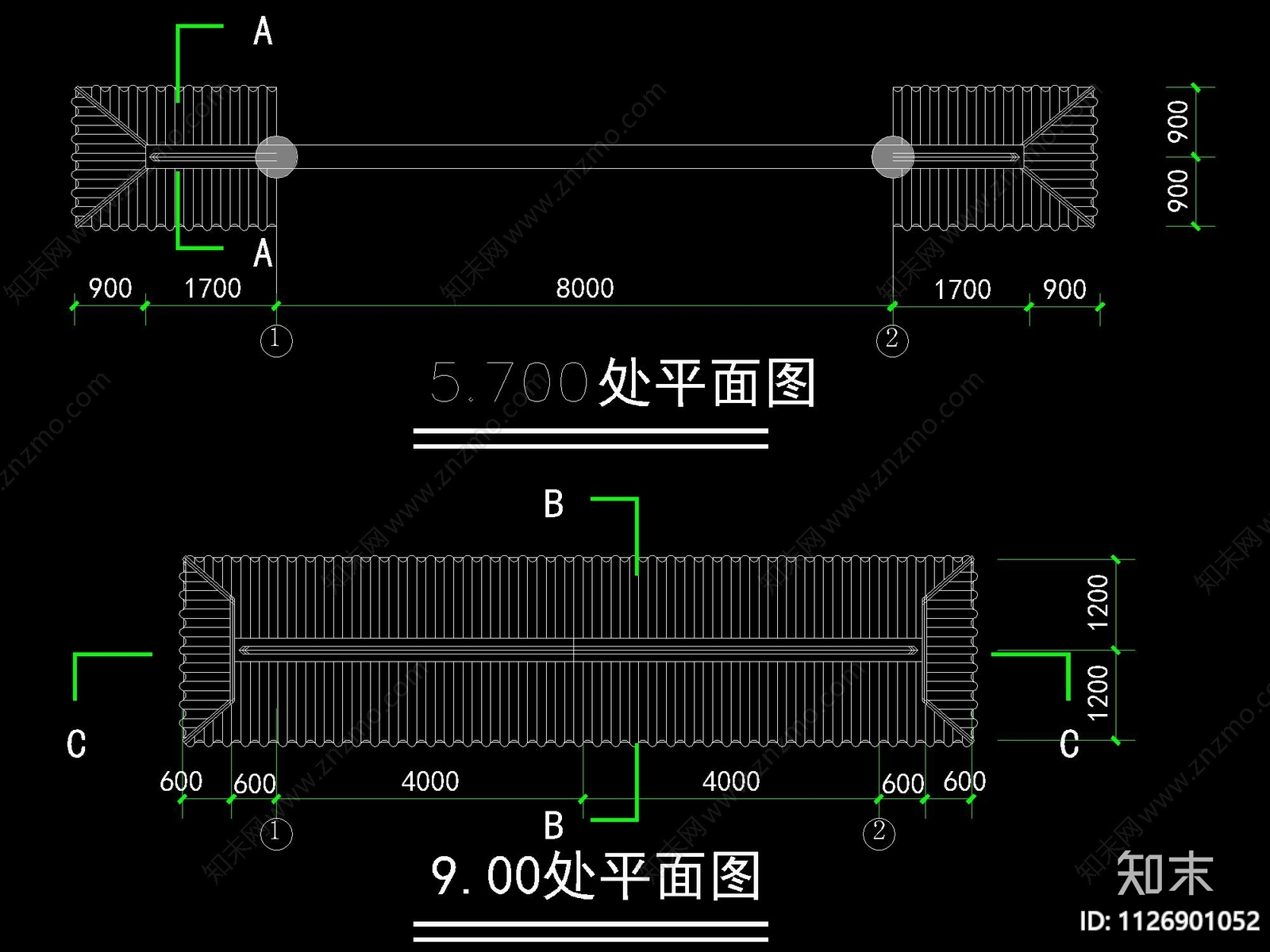 中cad施工图下载【ID:1126901052】