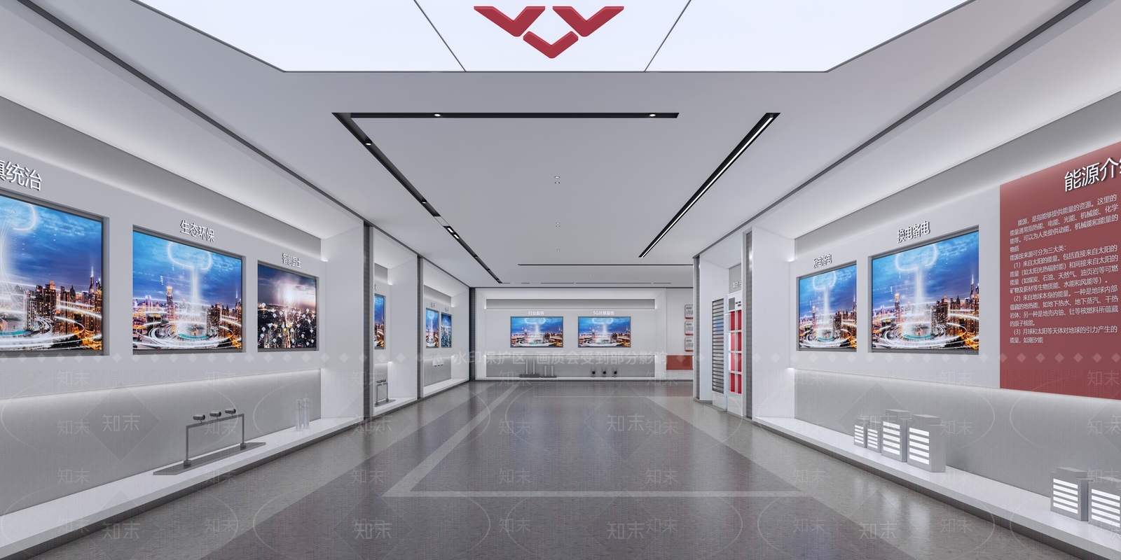 现代党建展厅SU模型下载【ID:1126928302】
