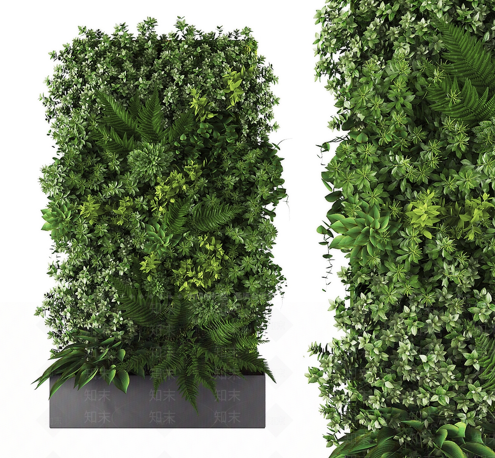 绿植墙3D模型下载【ID:1126938710】