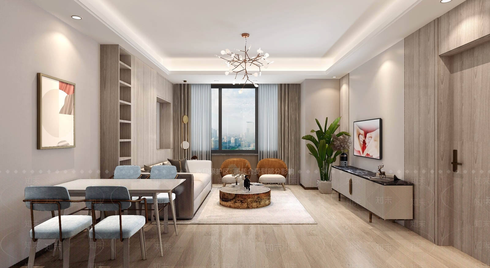 现代月子会所包房3D模型下载【ID:1126942760】