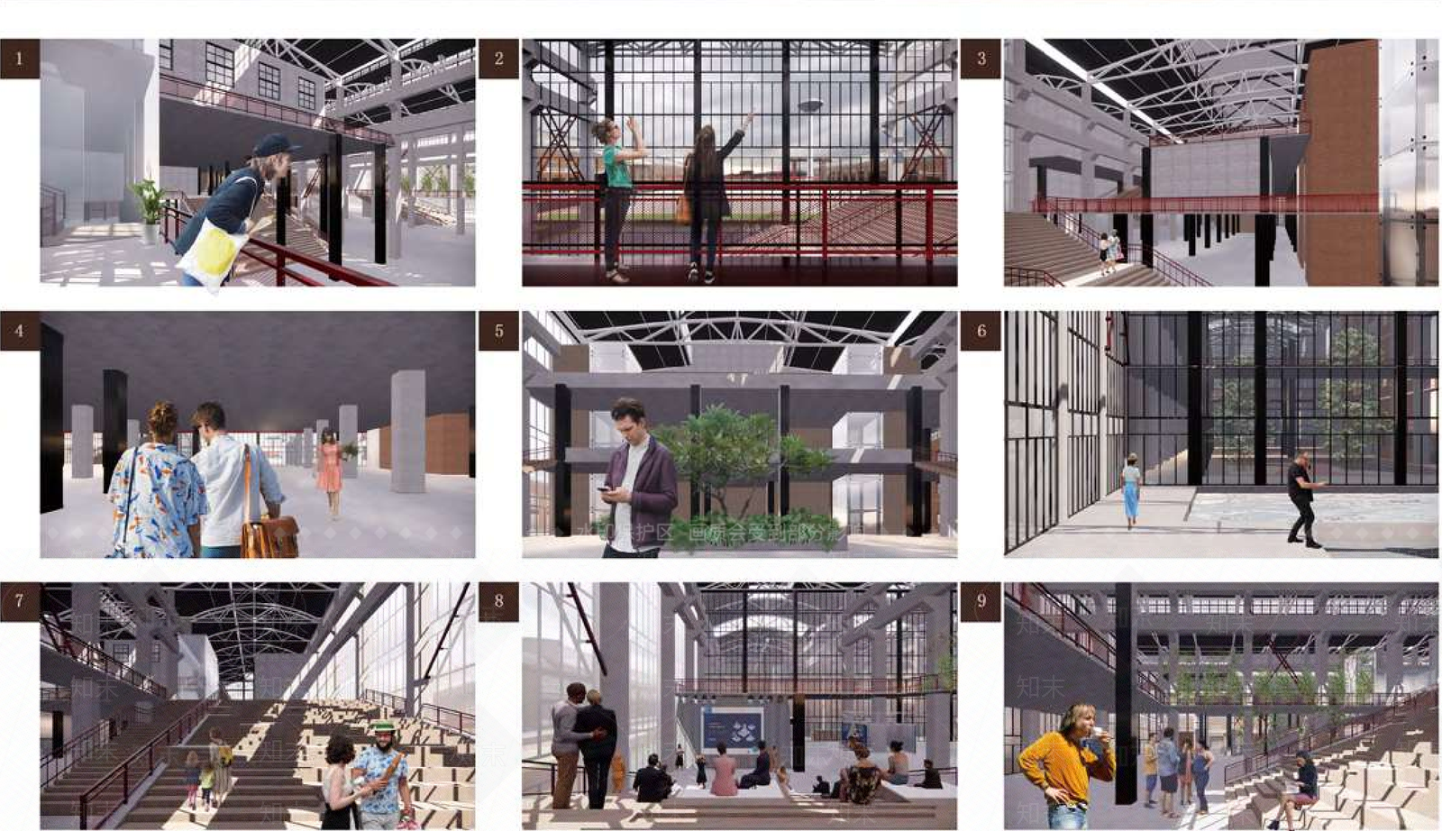 现代公共文化建筑SU模型下载【ID:1126944485】