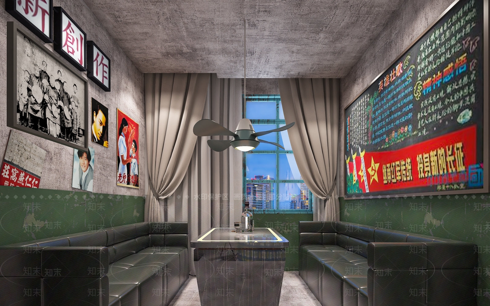 工业风火锅店3D模型下载【ID:1126952607】