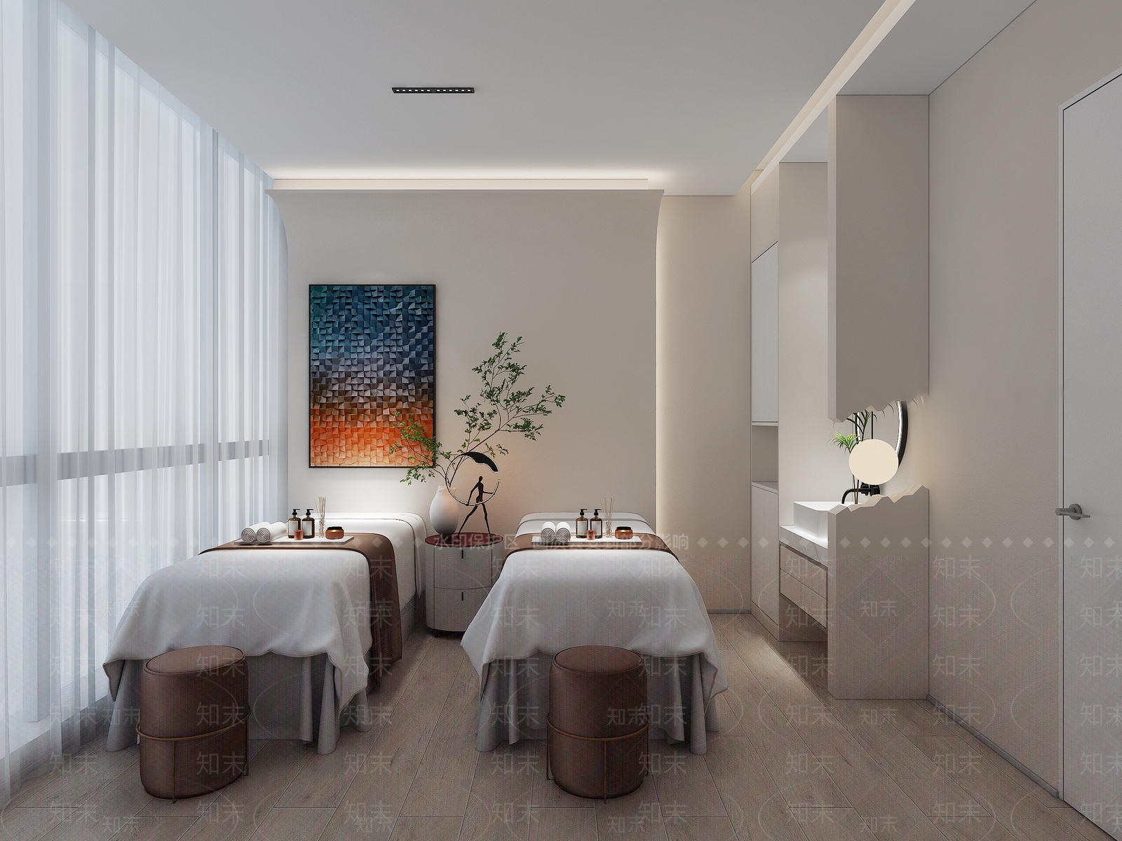 现代美容院3D模型下载【ID:1126962504】