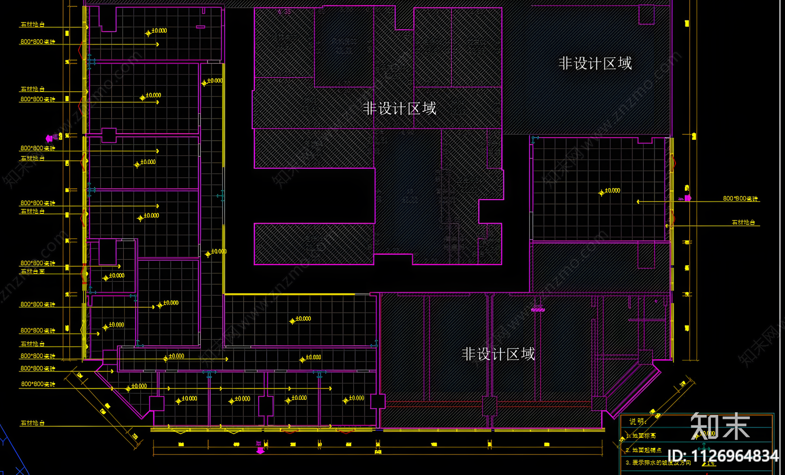 办公室CADcad施工图下载【ID:1126964834】