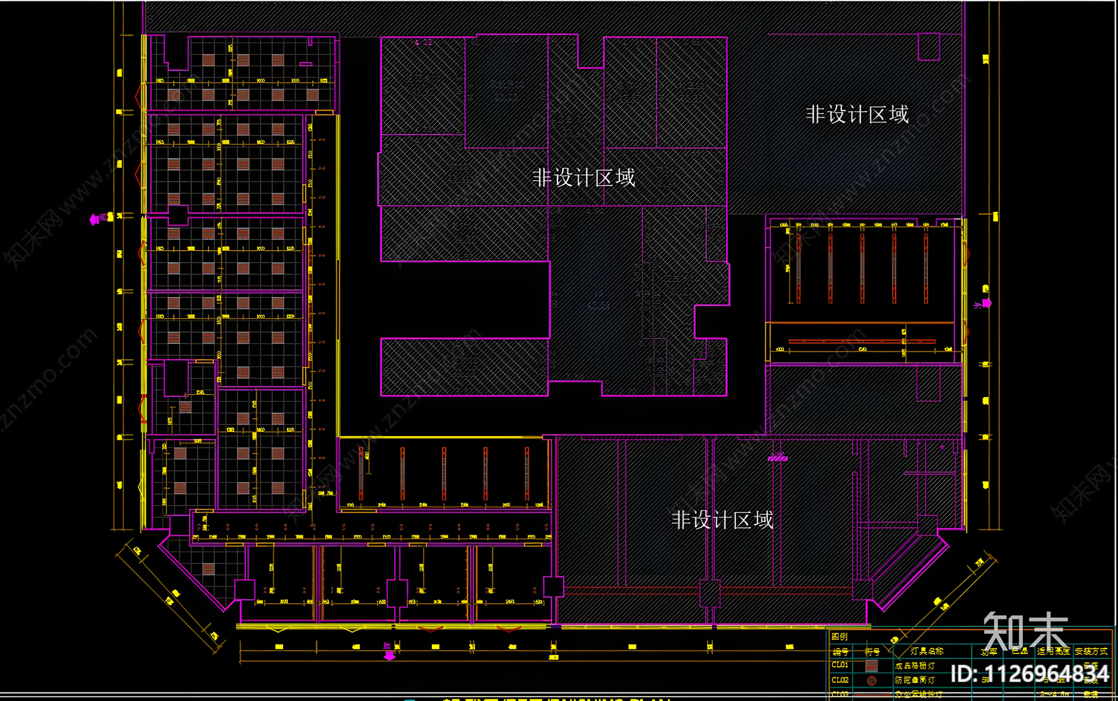 办公室CADcad施工图下载【ID:1126964834】