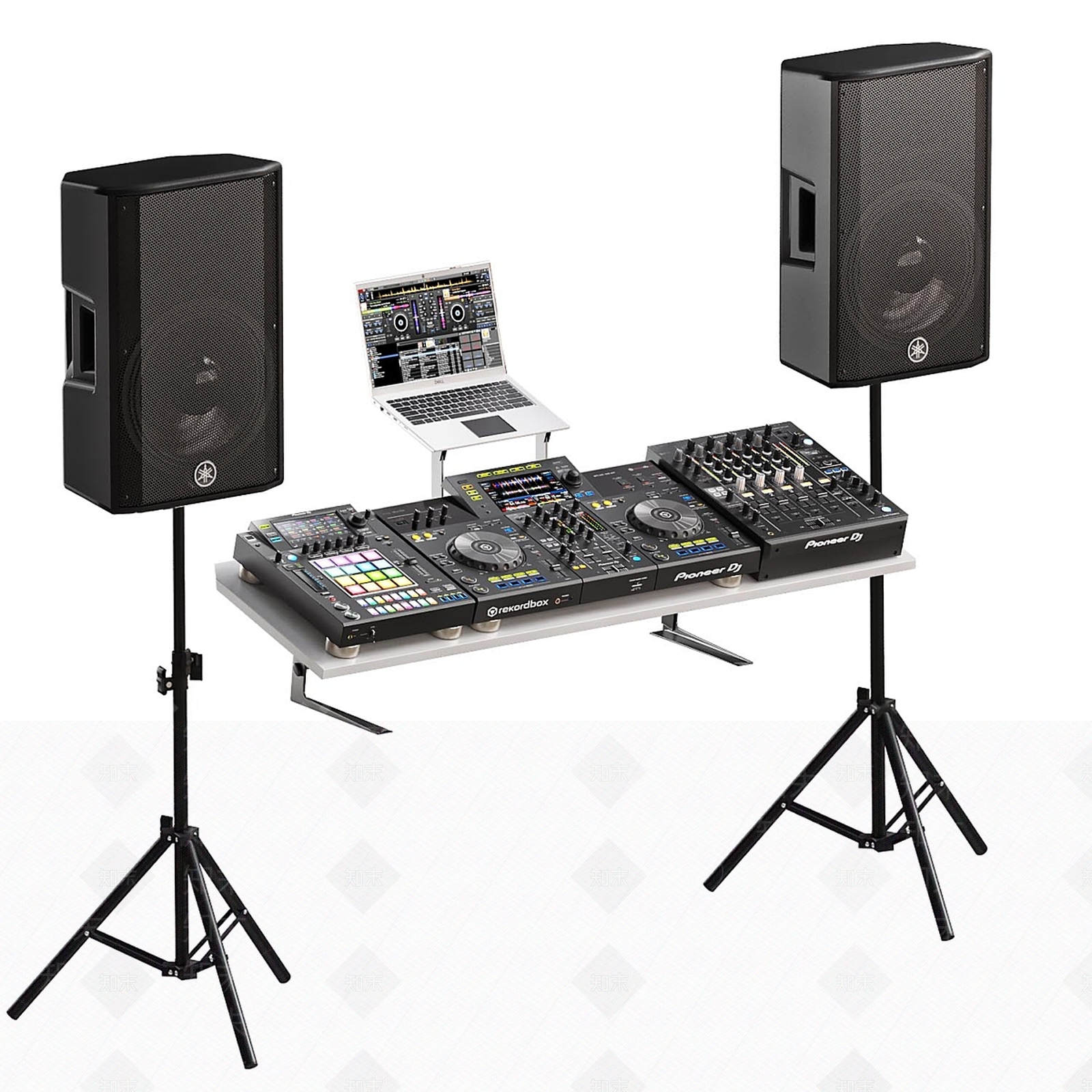 现代DJ打碟机3D模型下载【ID:1126996680】