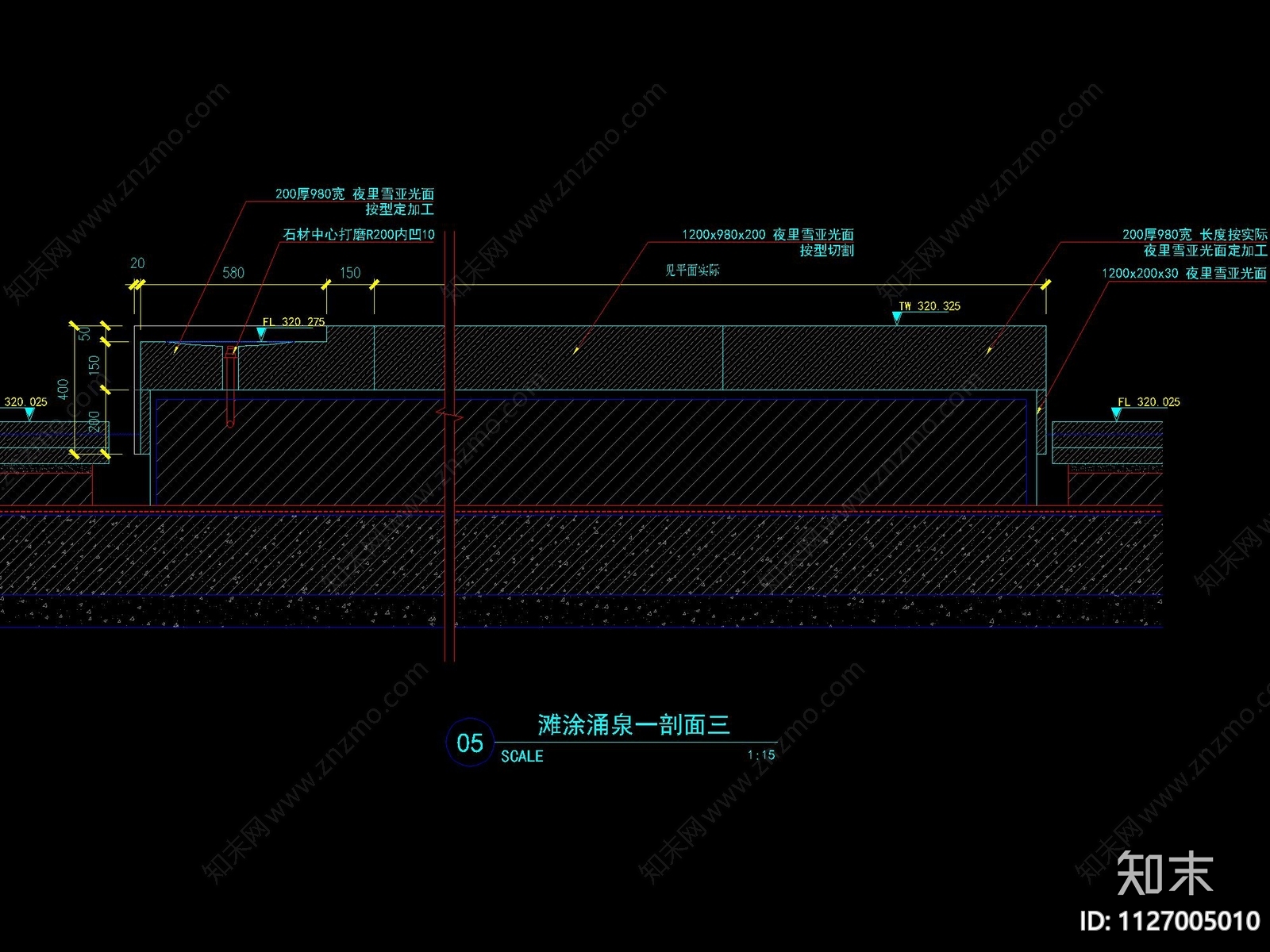 现代水景详图施工图下载【ID:1127005010】_知末案例馆
