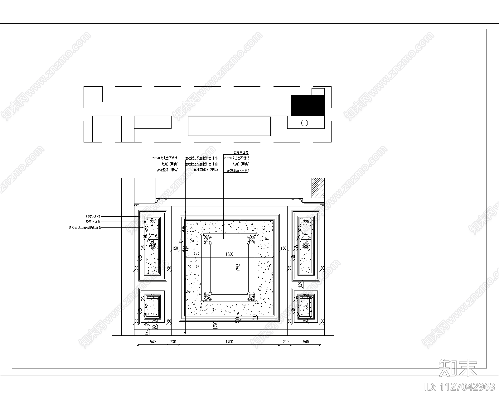 跃层公寓cad施工图下载【ID:1127042963】