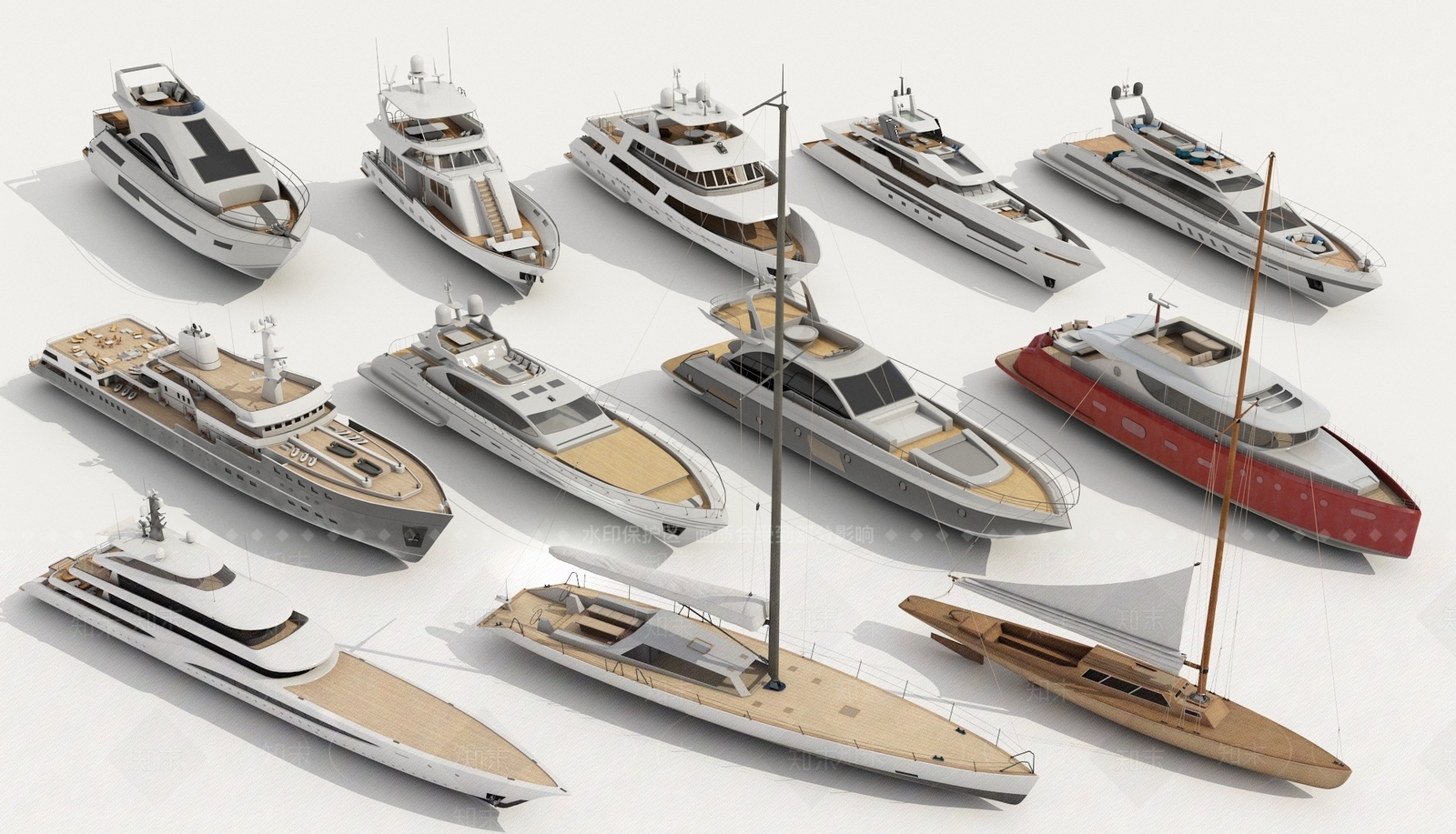 游艇3D模型下载【ID:1127045046】