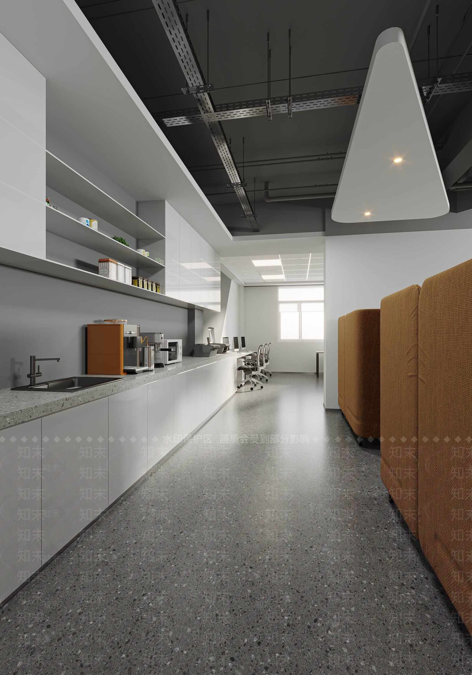 现代茶水间3D模型下载【ID:1127054716】