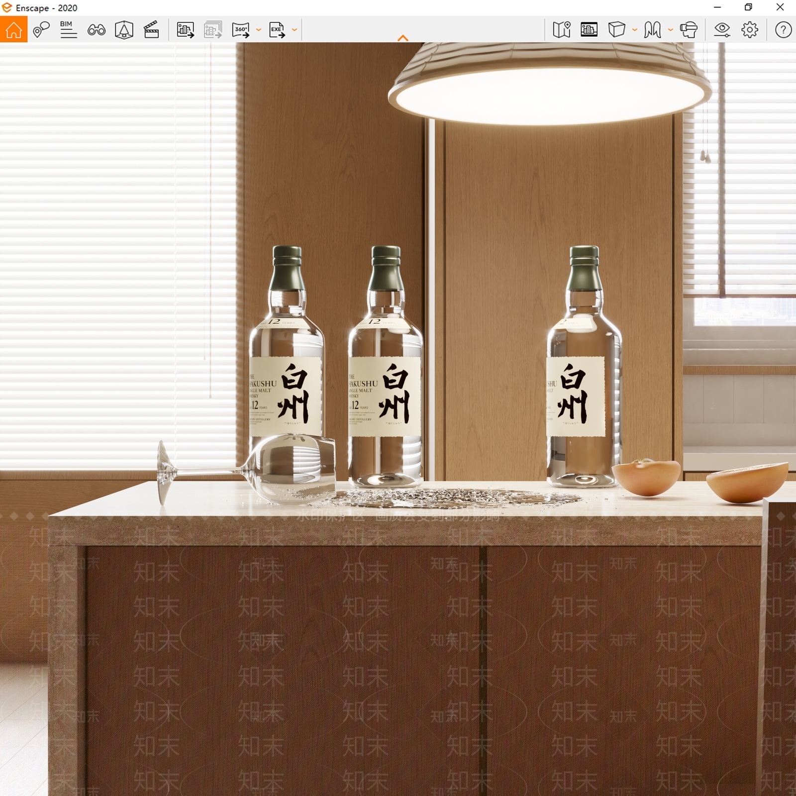 酒瓶酒杯SU模型下载【ID:1127062068】