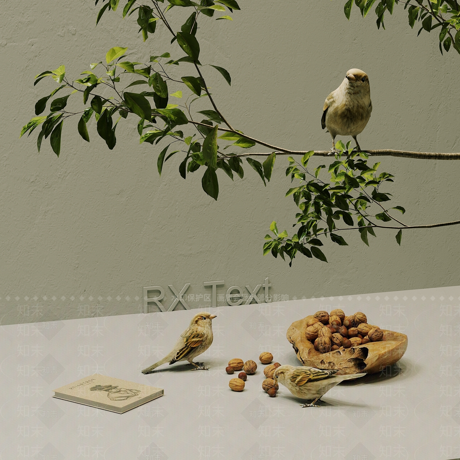 麻雀3D模型下载【ID:1127071650】