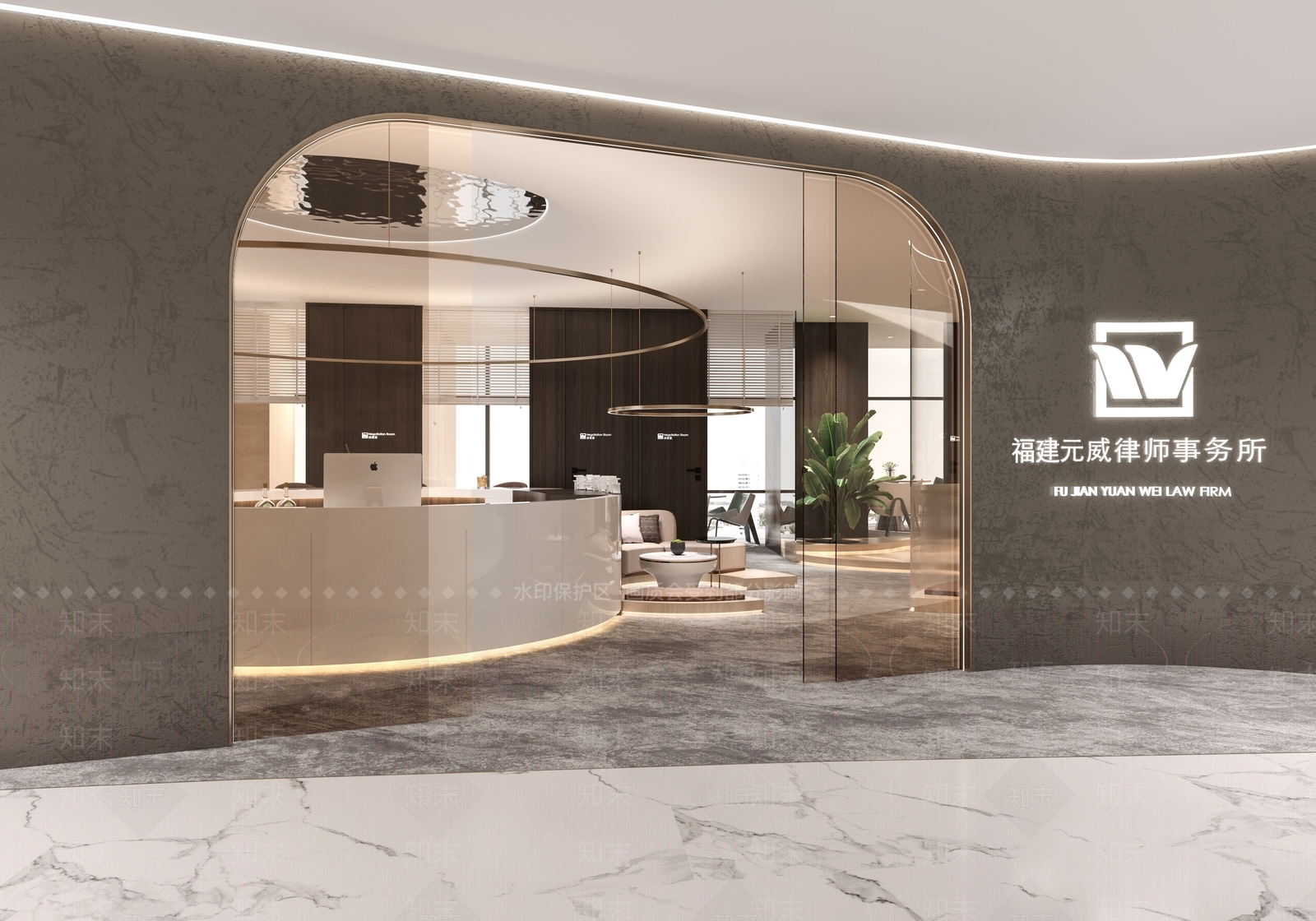 现代律师事务所3D模型下载【ID:1127082411】
