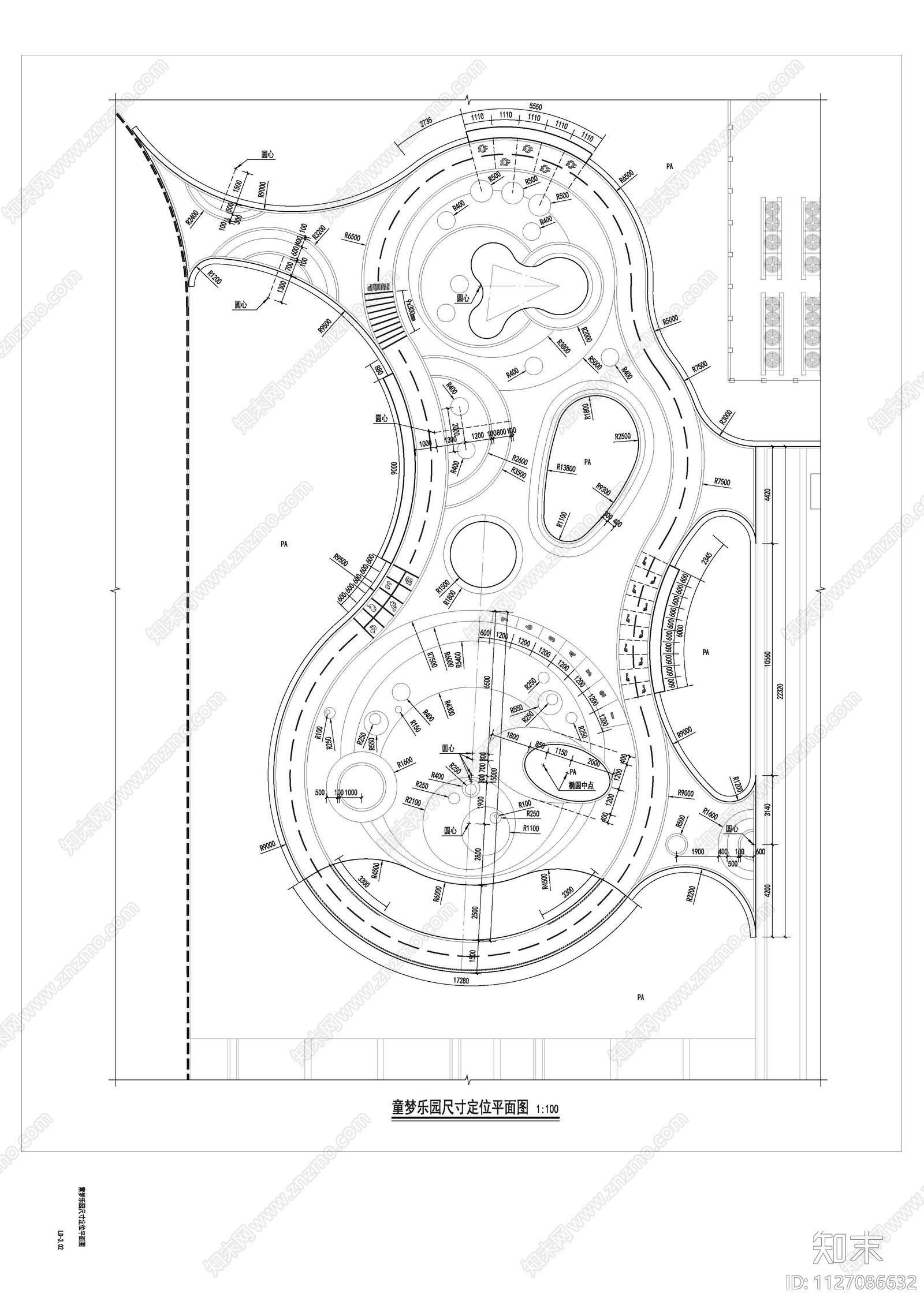 现代星空主题儿童活动区施工图下载【ID:1127086632】