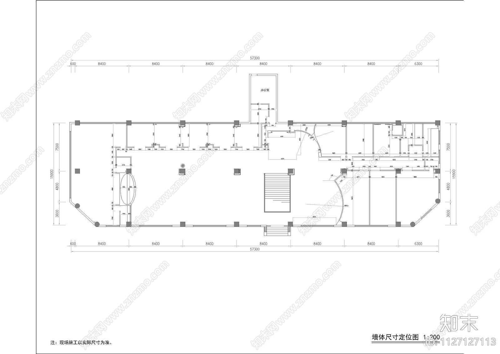 成都大饭店中餐厅cad施工图下载【ID:1127127113】