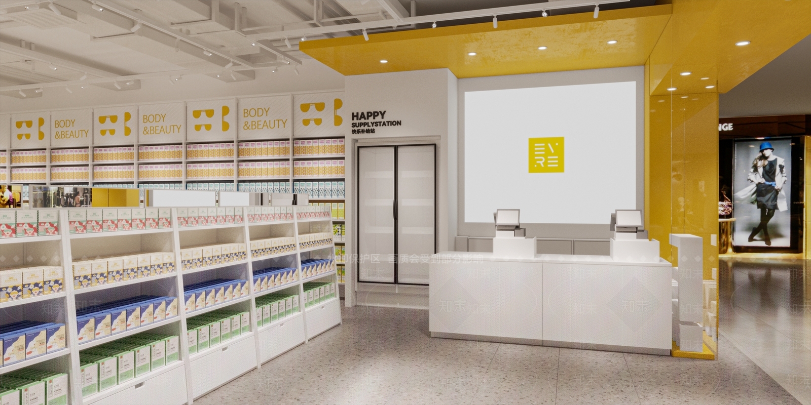 现代零售店3D模型下载【ID:1127133700】_知末3d模型网