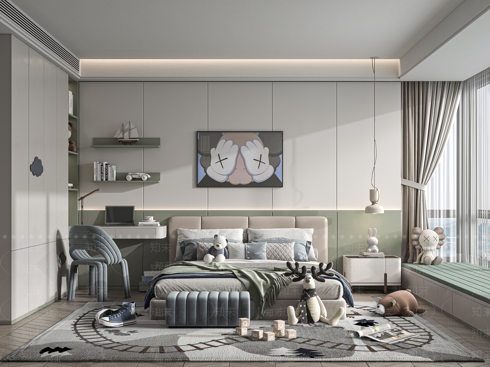 现代3D模型下载【ID:1127137047】_知末3d模型网