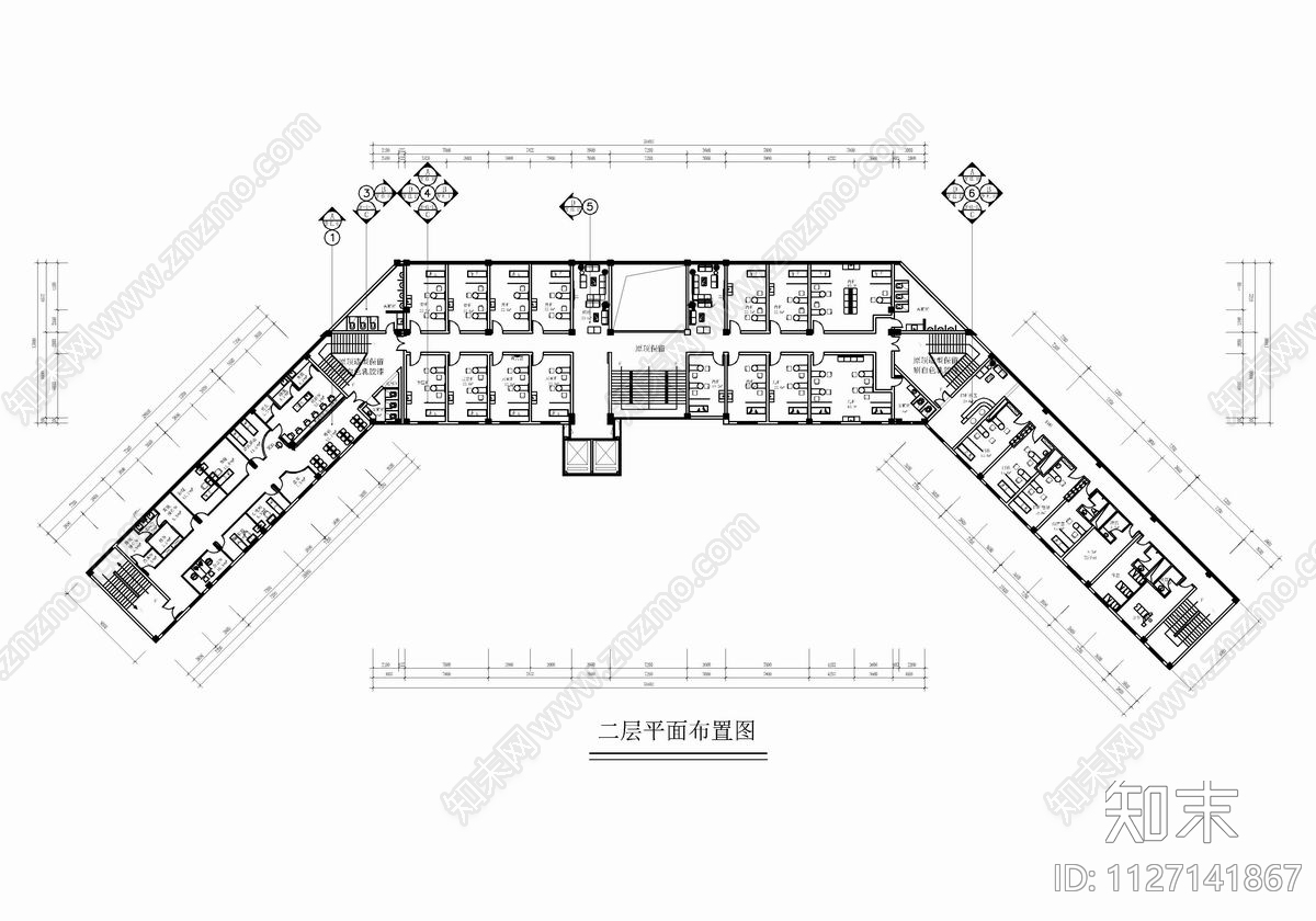 某综合医院大楼CADcad施工图下载【ID:1127141867】