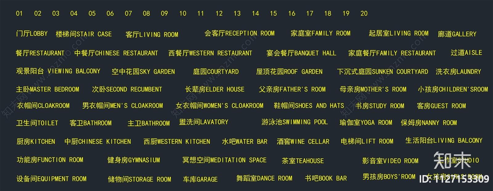 设计公司2023最新图层线型文字施工图下载【ID:1127153309】