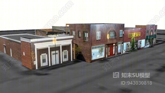 图书馆SU模型下载【ID:943030818】