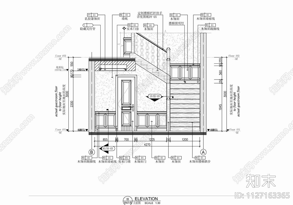 私立皮肤病医院cad施工图下载【ID:1127163365】