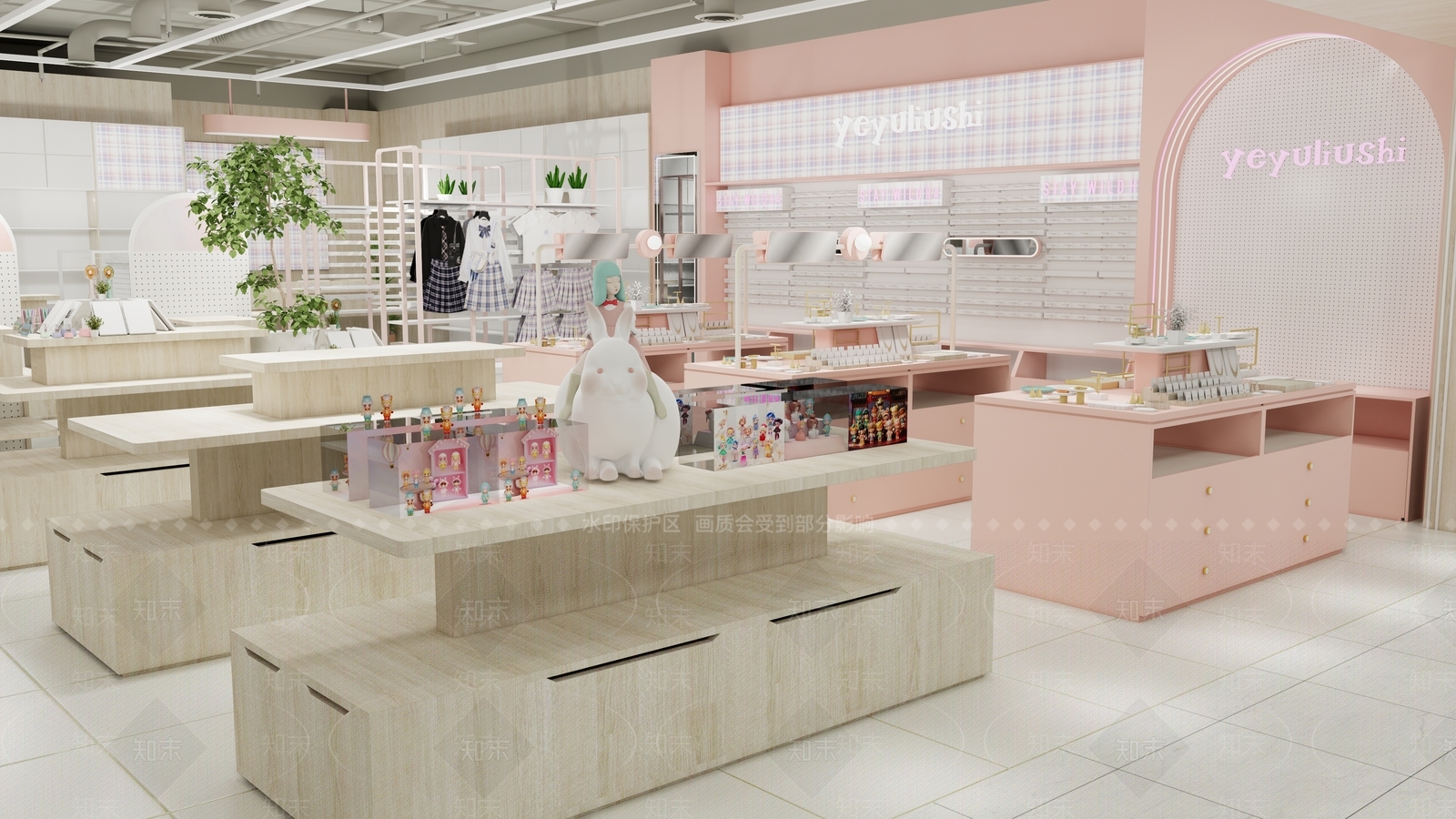 现代文创店SU模型下载【ID:1127172624】