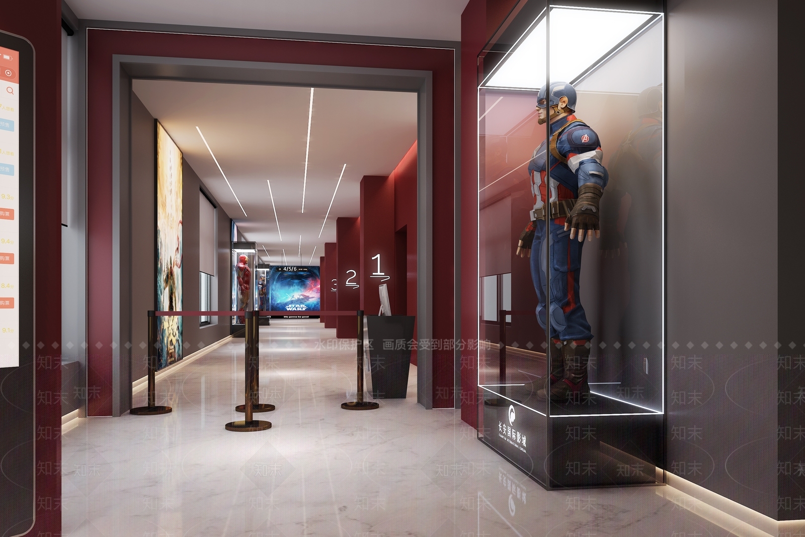 现代电影院3D模型下载【ID:1127177568】