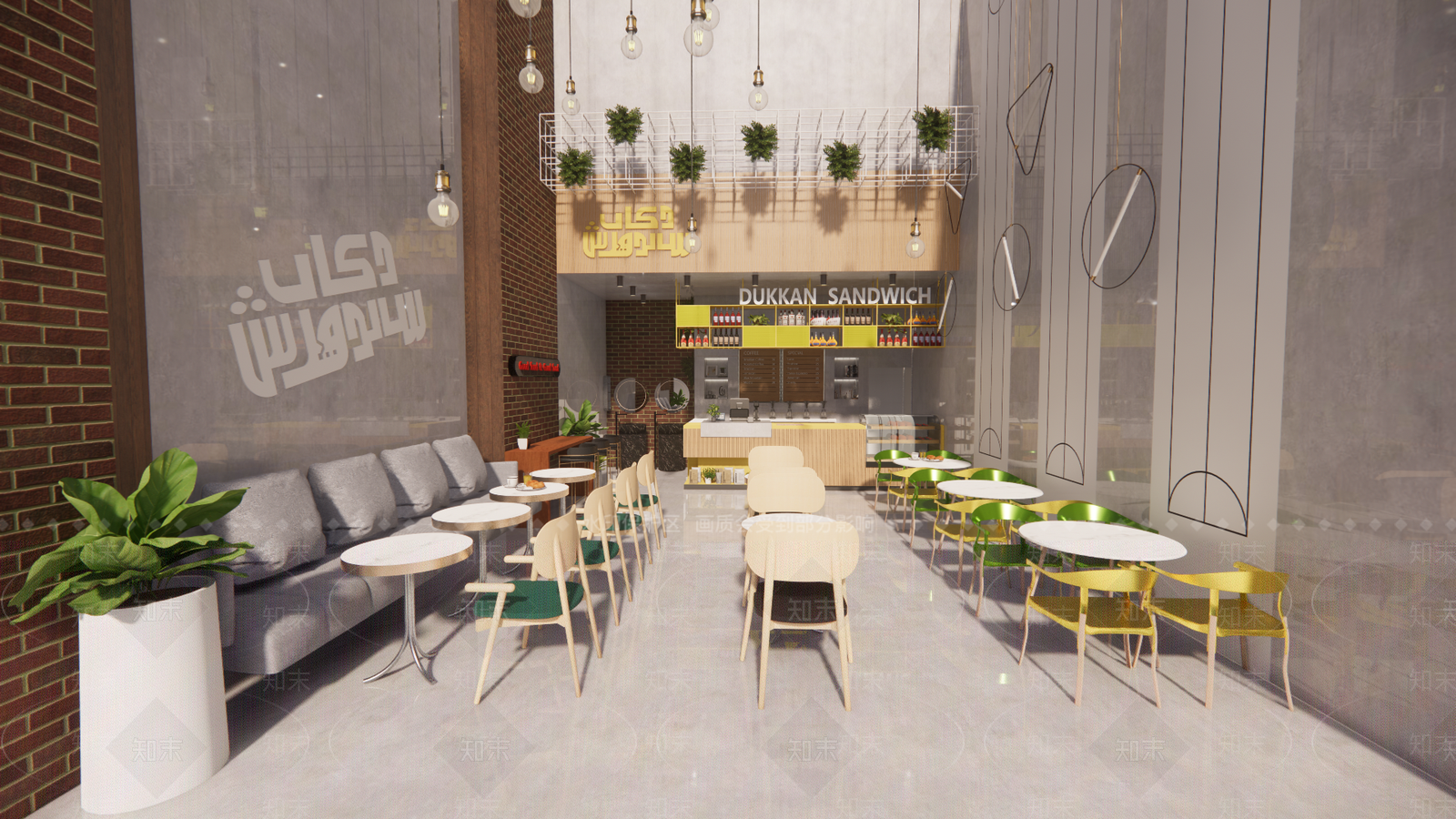 东南亚风快餐店SU模型下载【ID:1127214744】