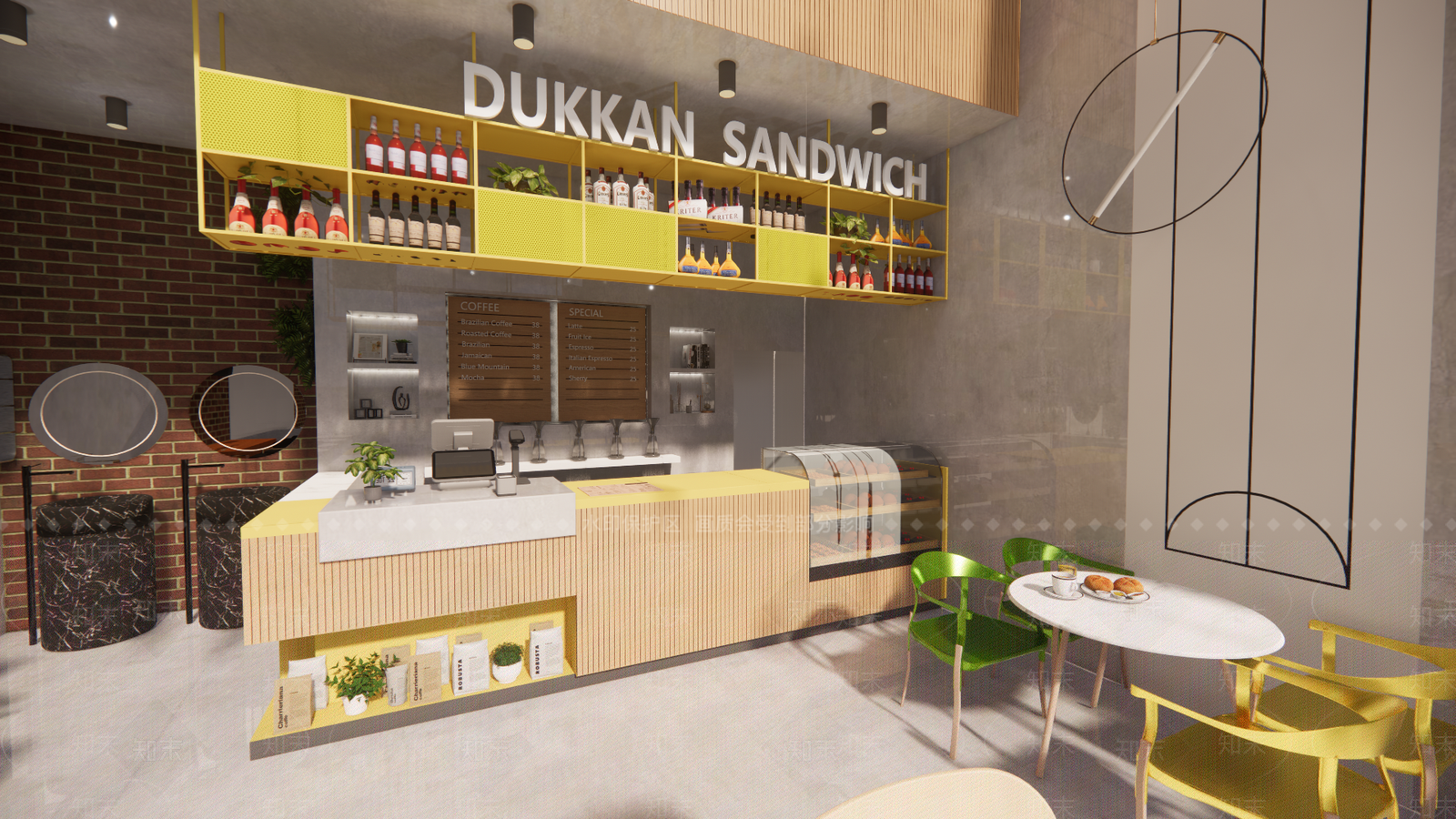 东南亚风快餐店SU模型下载【ID:1127214744】