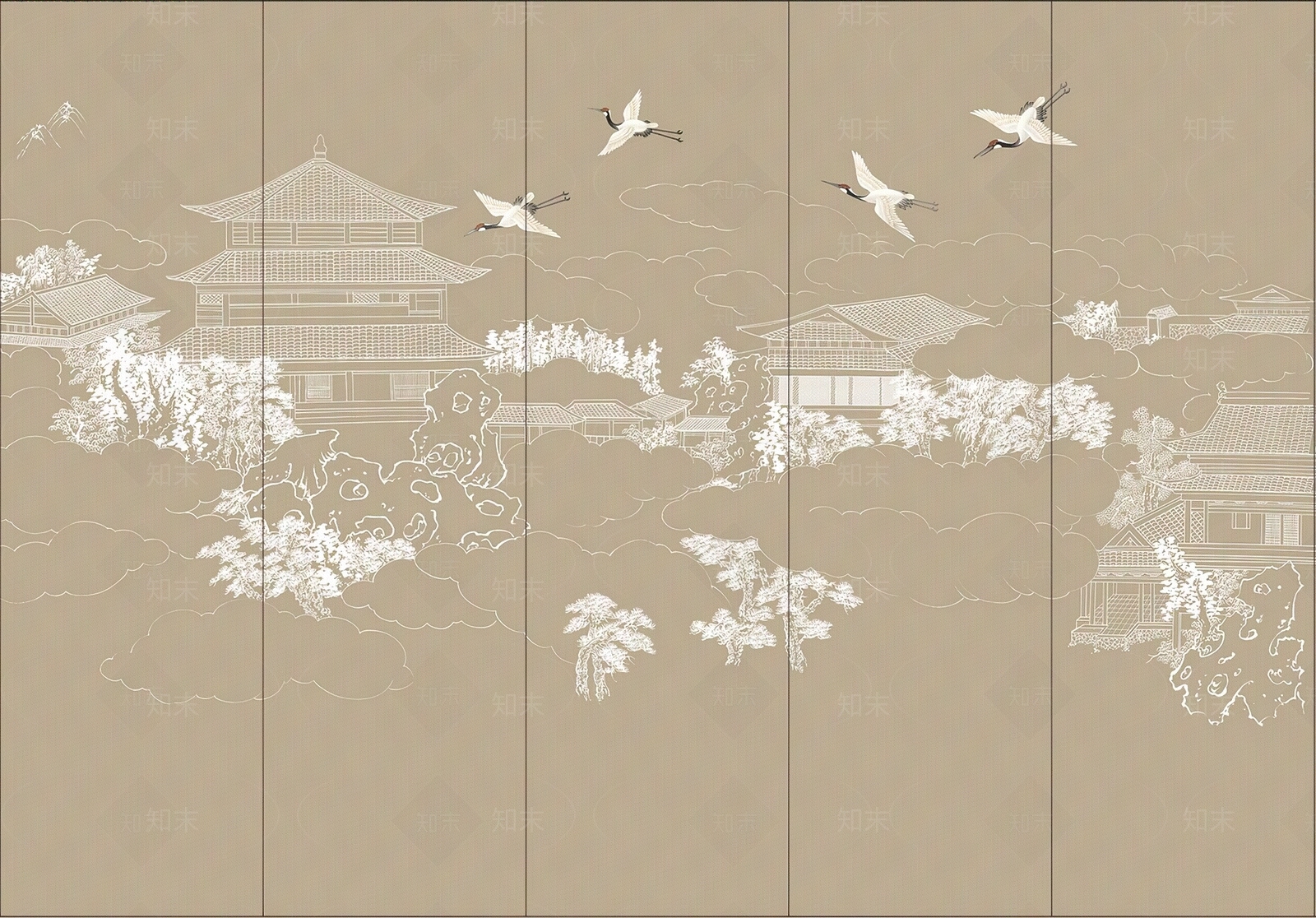 壁画高清贴图材质
