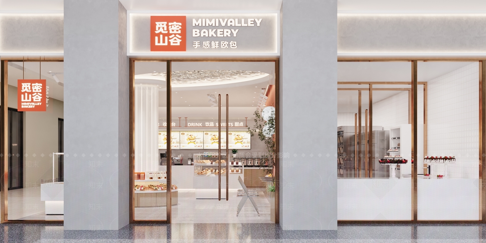 现代面包店3D模型下载【ID:1127220591】