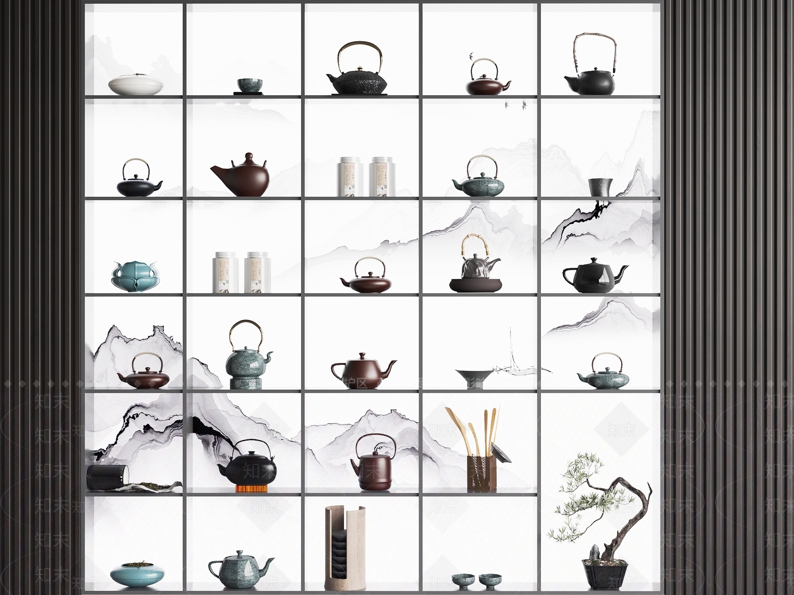 茶具SU模型下载【ID:1127221539】