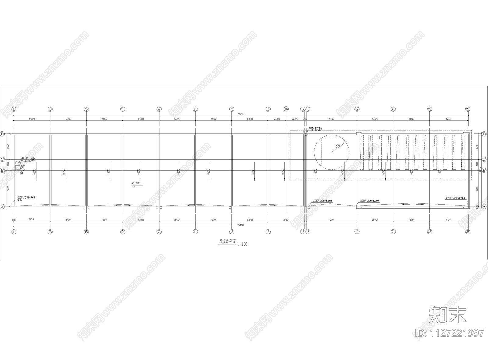 建设公司综合楼方案图cad施工图下载【ID:1127221997】
