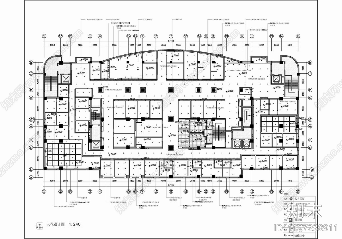 5000㎡私人医院体检中心CADcad施工图下载【ID:1127238911】