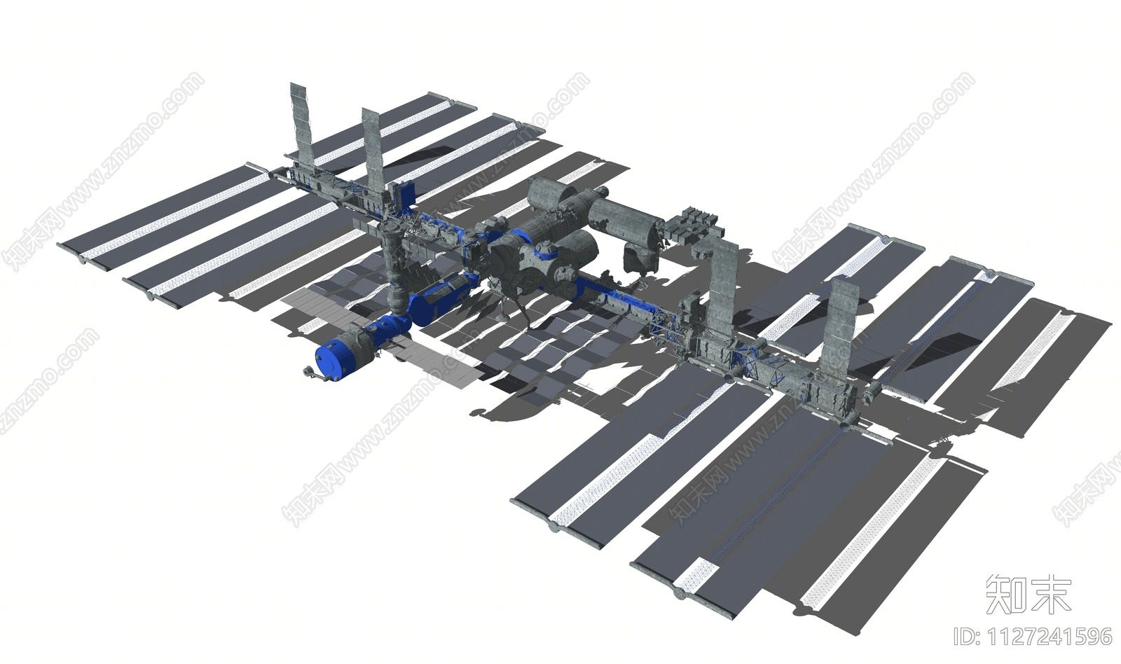 人造天空空间站SU模型下载【ID:1127241596】