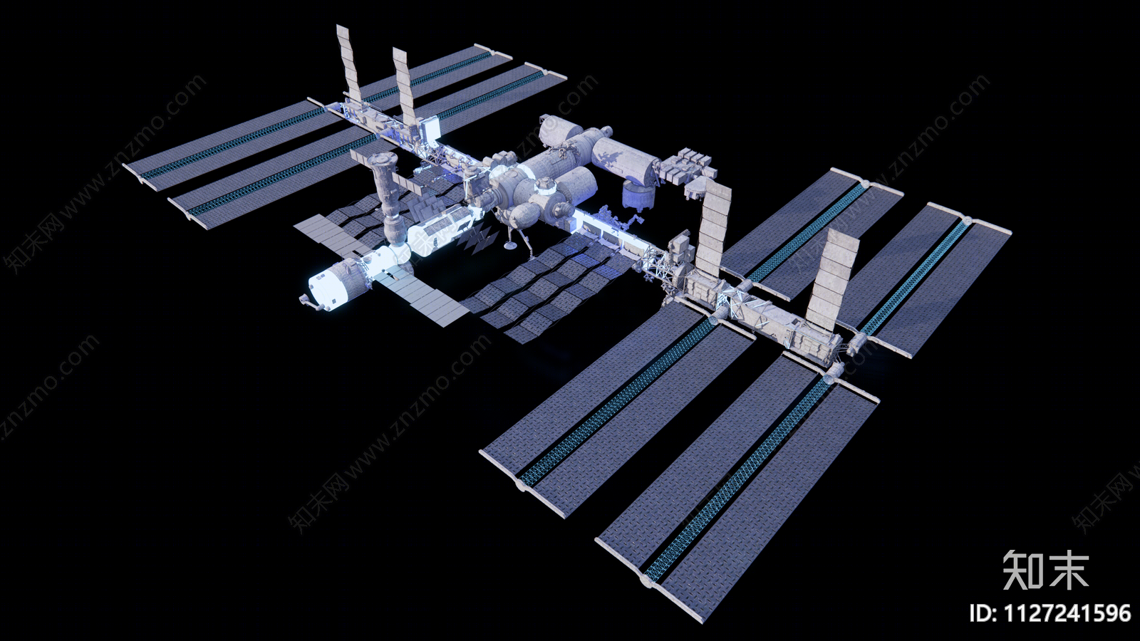 人造天空空间站SU模型下载【ID:1127241596】