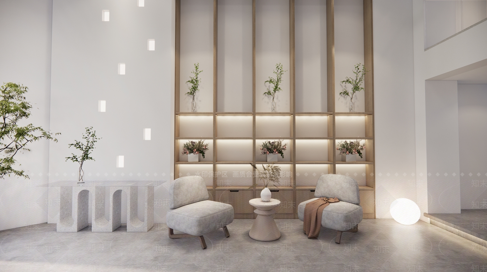 现代风花店SU模型下载【ID:1127254994】