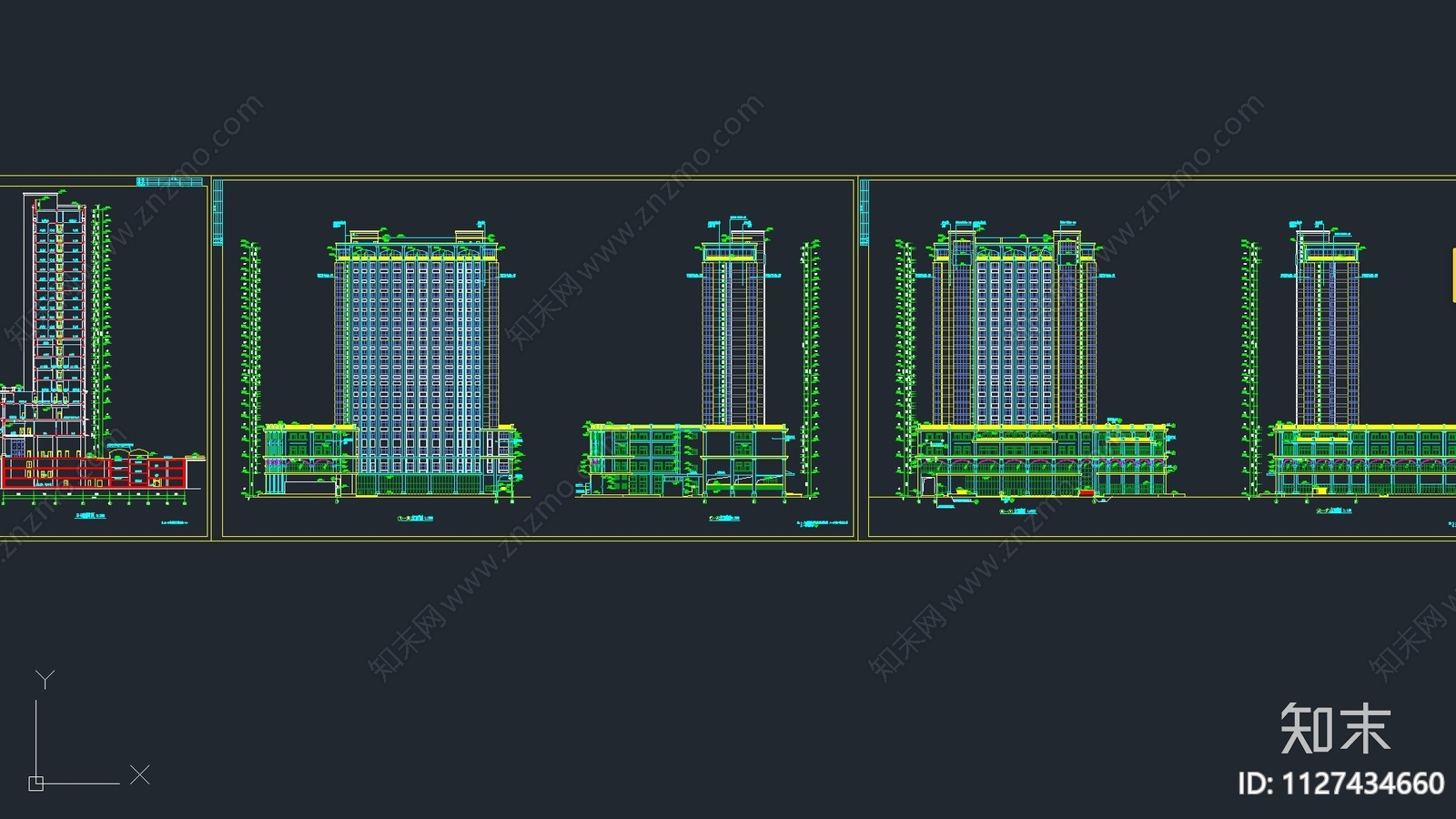 189份商业办公楼建筑图纸施工图下载【ID:1127434660】