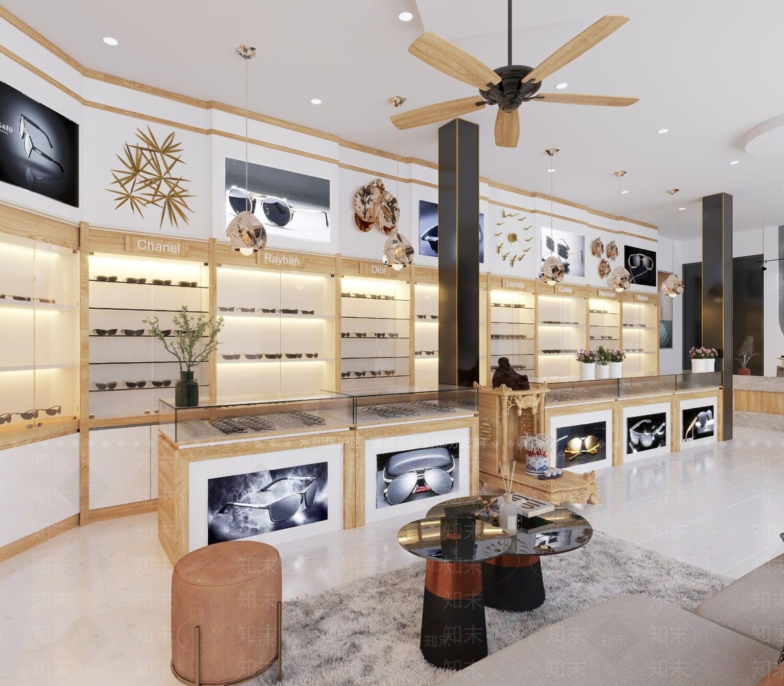 现代眼镜店3D模型下载【ID:1127313829】