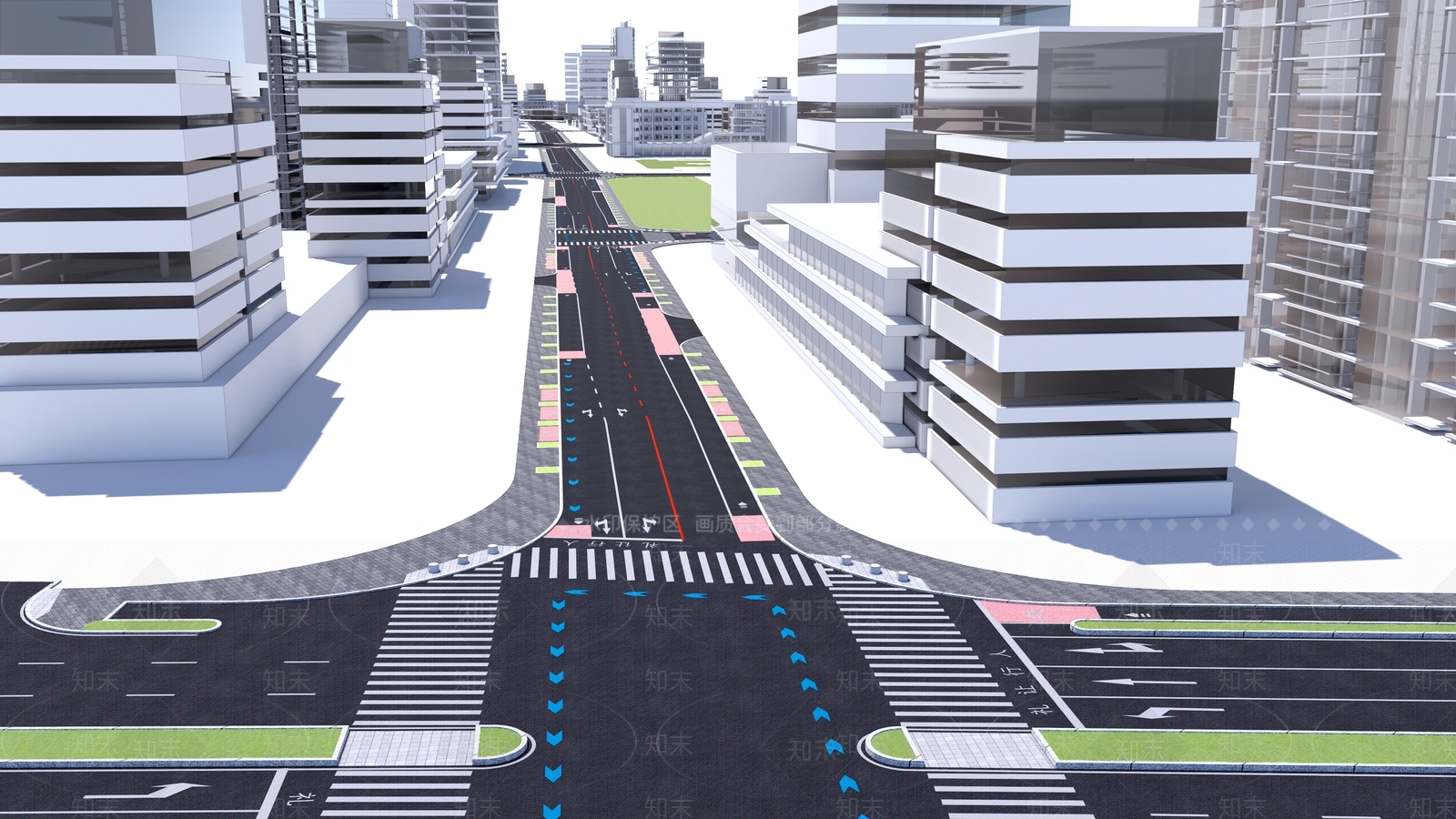 现代道路SU模型下载【ID:1127377996】