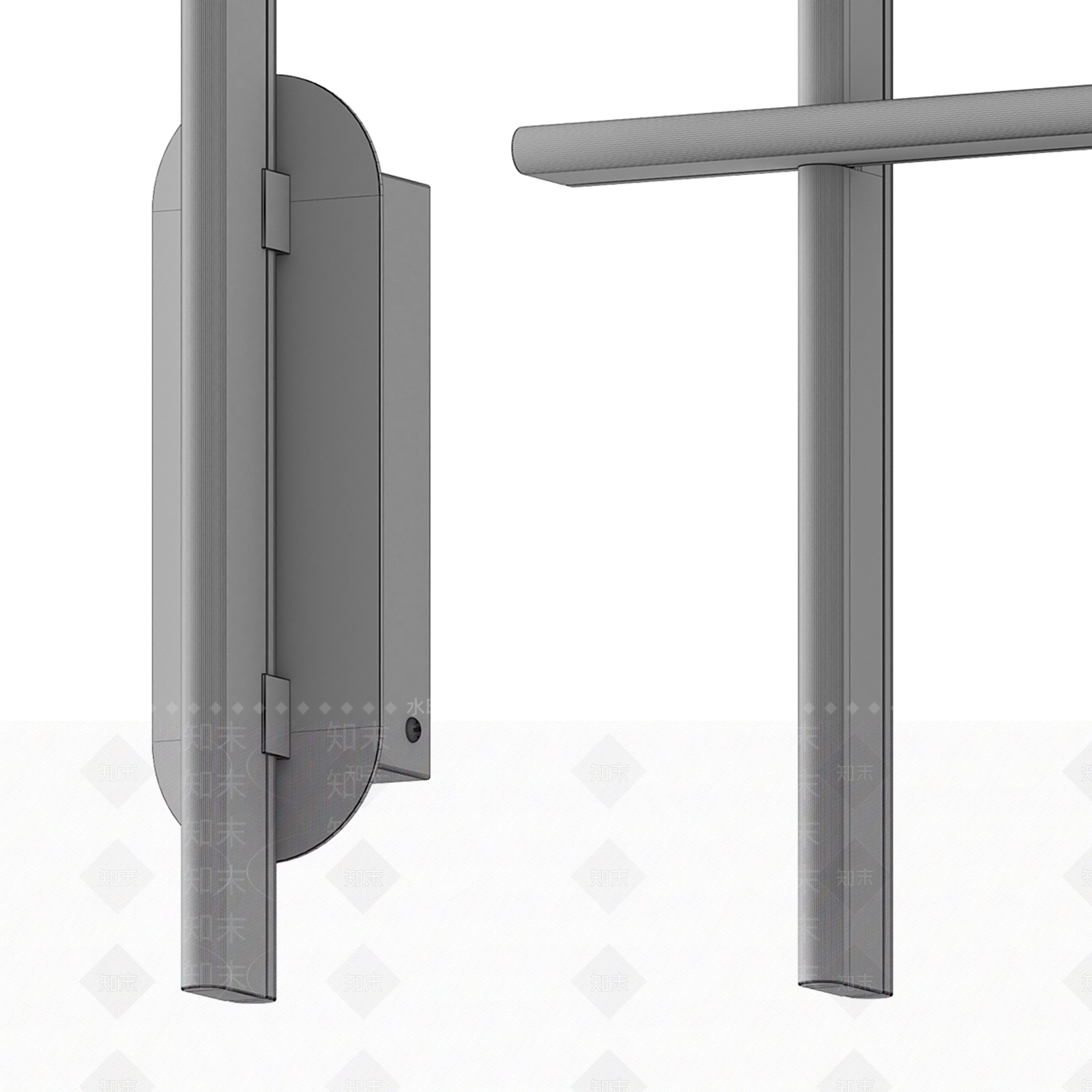 现代线性壁灯3D模型下载【ID:1127400966】_知末3d模型网