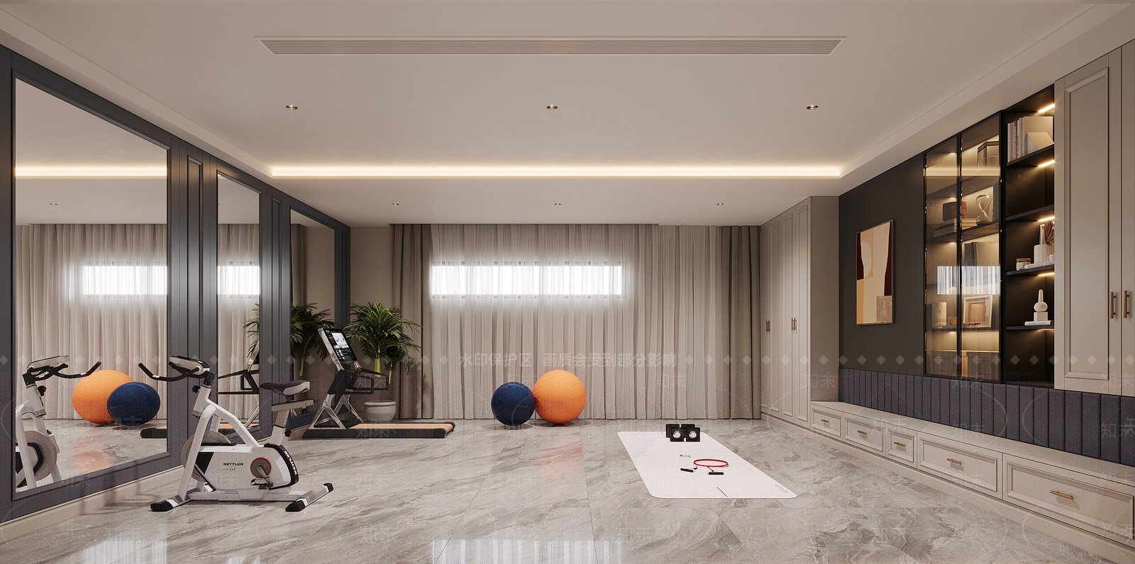 现代家居影音室3D模型下载【ID:1127422740】