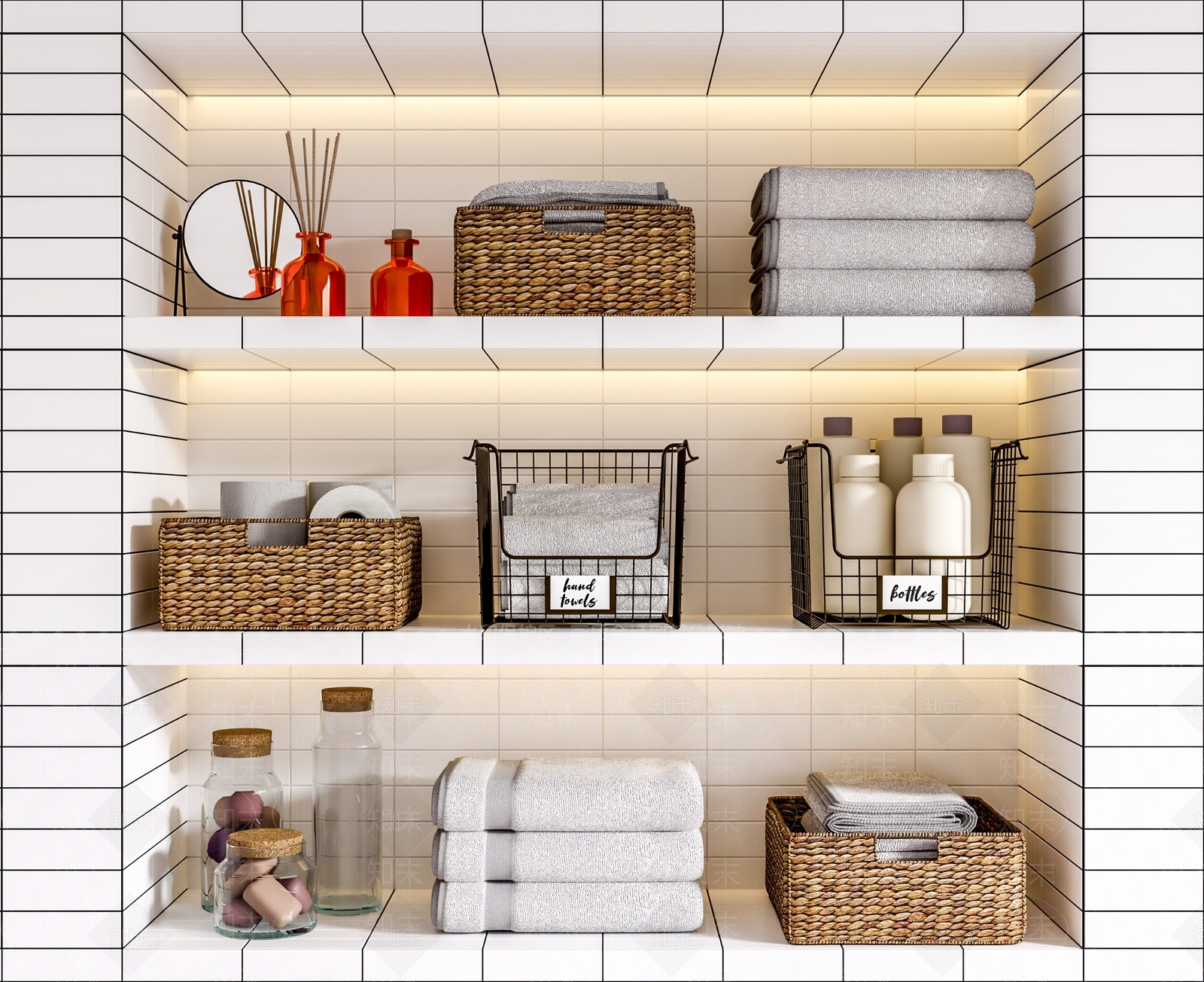洗浴用品SU模型下载【ID:1127422736】