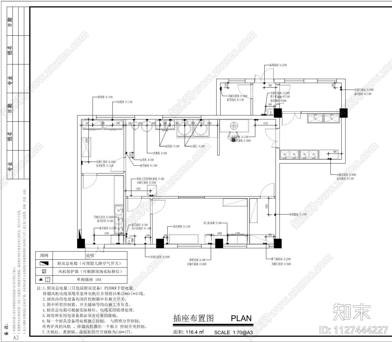 幼儿园厨房改造施工图下载【ID:1127444227】