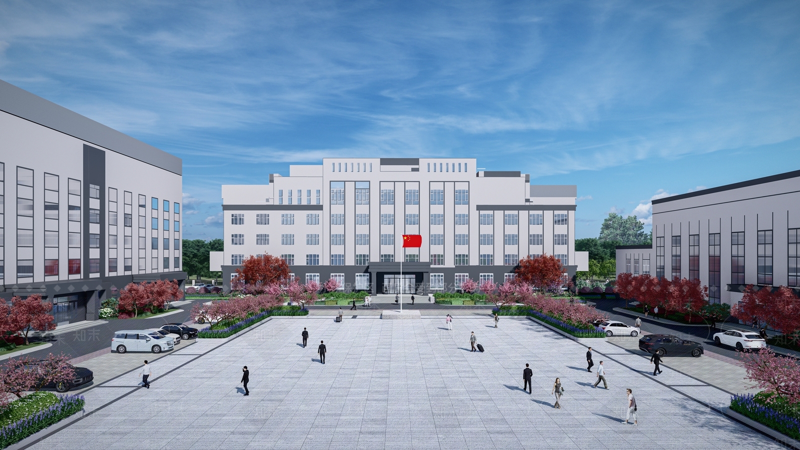 现代学校SU模型下载【ID:1127453276】