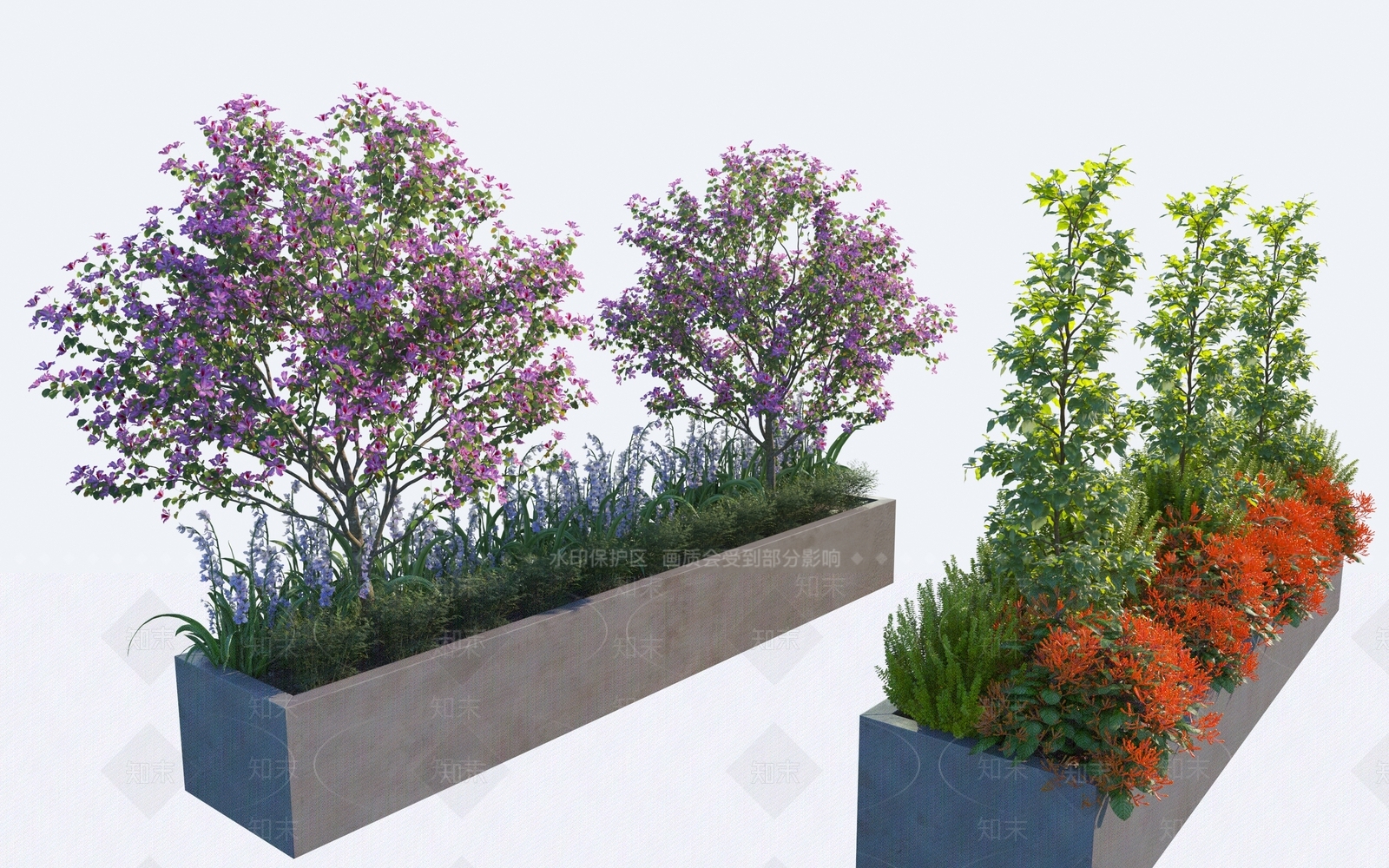 现代花坛3D模型下载【ID:1127483900】